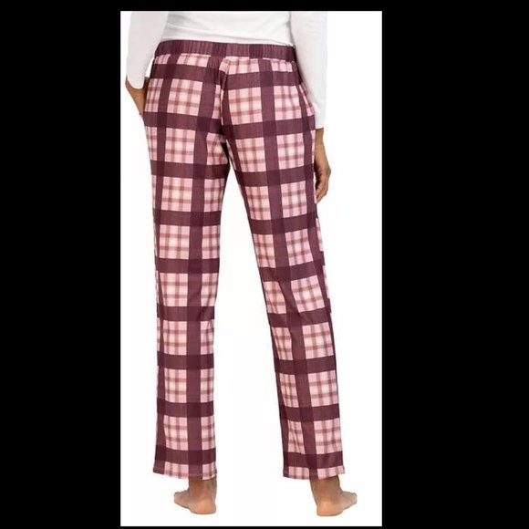 NWoT Lucky Brand Women's 2 Piece Sleep Pajajma Pants Red Plaid Size L $80 FFF010 - Picture 2 of 3
